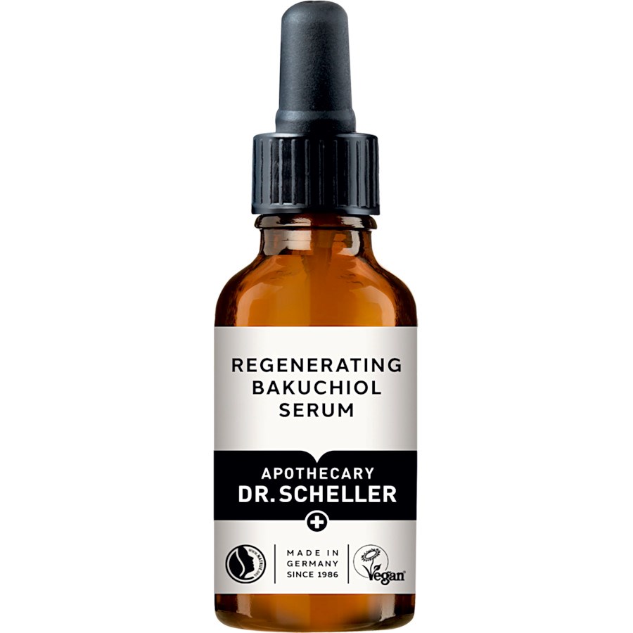 „Regenerierendes Bakuchiol Serum“ von Dr. Scheller bei dm