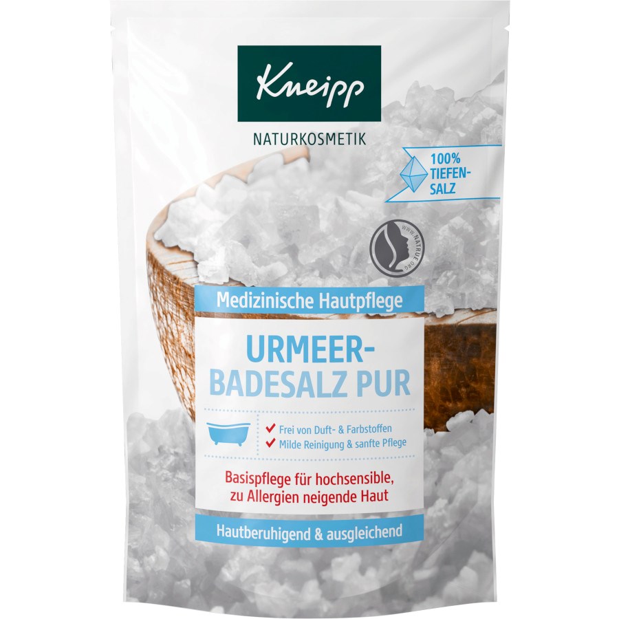 „Naturkosmetik SensitiveDerm Urmeer-Badesalz“ von Kneipp bei dm