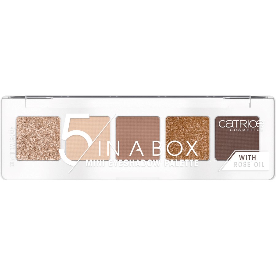 „Lidschattenpalette 5 In A Box Mini 010 Golden Nude Look“ von Catrice bei dm