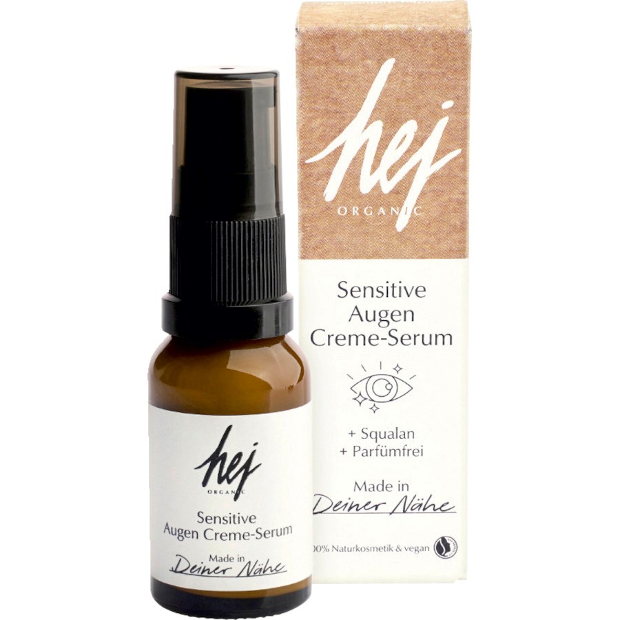 „Sensitive Augen Creme-Serum“ von hej organic bei dm