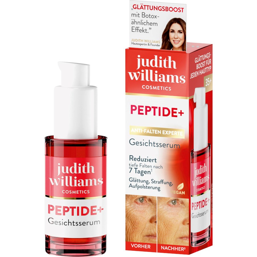 „Gesichtsserum Peptide + Anti-Falten Experte“ von Judith Williams bei dm
