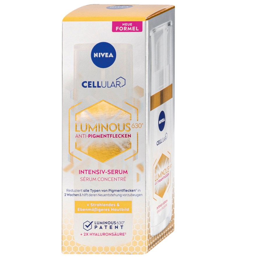 „Cellular Luminous 630 Anti-Pigmentflecken Intensiv-Serum“ von NIVEA bei dm