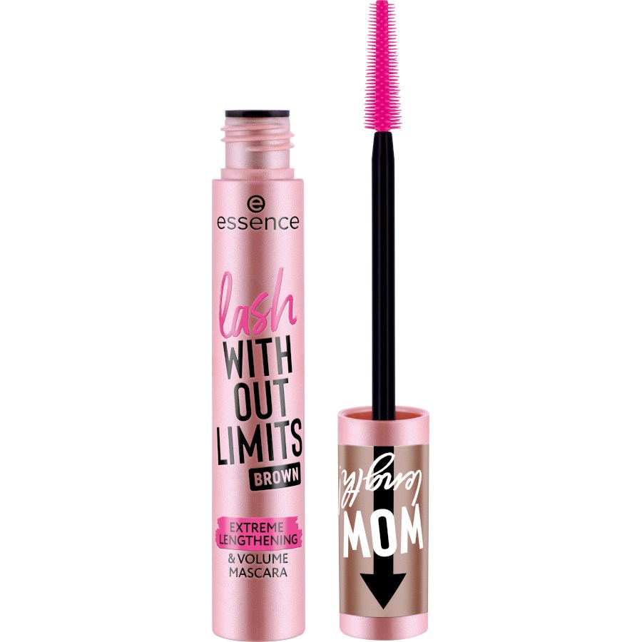 „Mascara Lash Without Limits Extreme Lengthening & Volume 02 Brown“  von essence bei dm