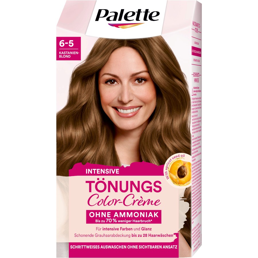 „Haartönung Color-Crème 6-5 Kastanienblond“ von Poly Palette bei dm