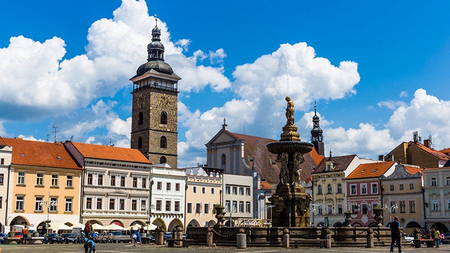 Städtereise mit der Bahn: Budweis