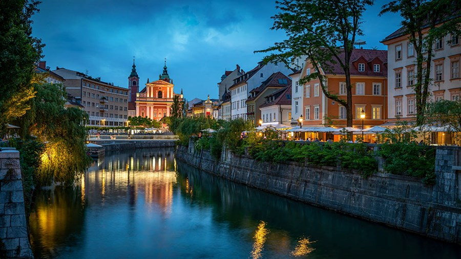 Städtereise mit der Bahn: Ljubljana