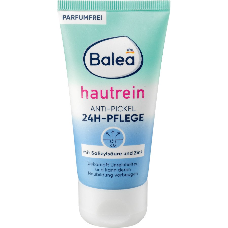 „Anti-Pickel 24h Pflege Hautrein“ von Balea bei dm