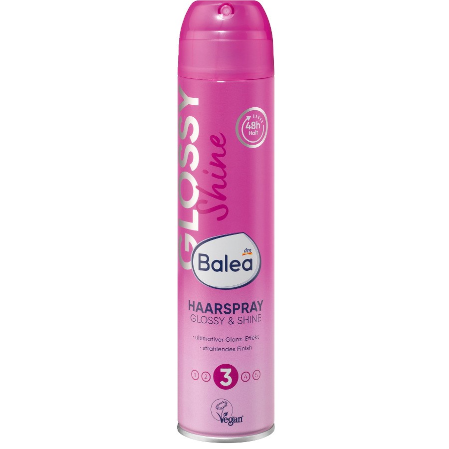 „Haarspray Glossy & Shine“ von Balea bei dm