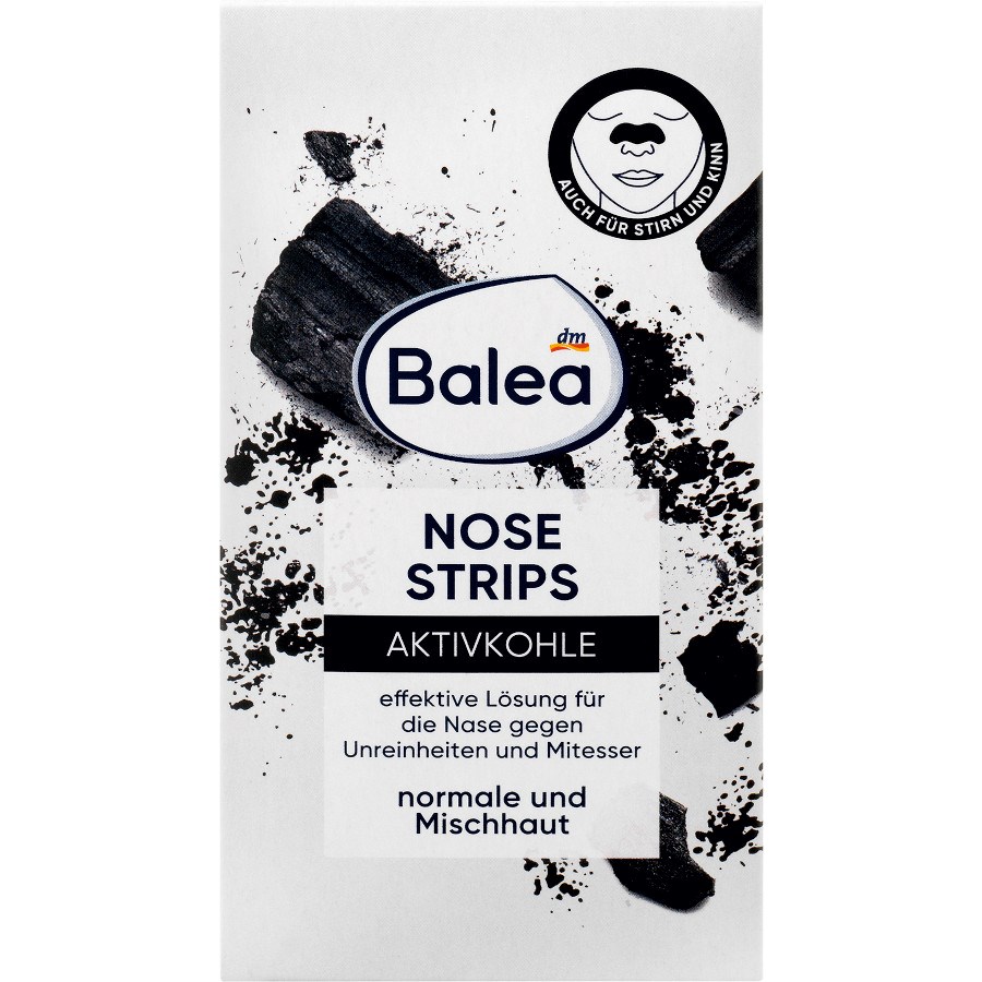 „Nosestrips mit Aktivkohle“ von Balea bei dm
