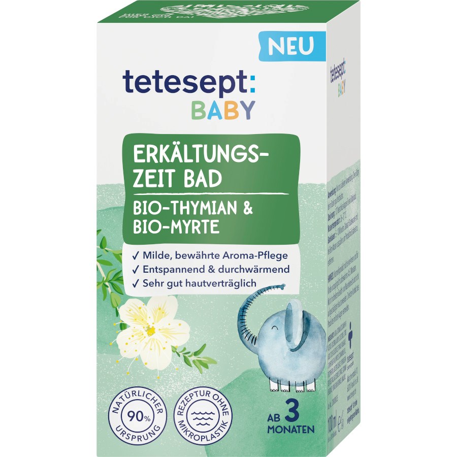 „Baby Erkältungszeit Bad“ von tetesept bei dm