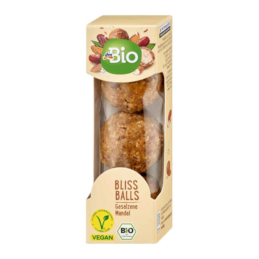 „Fruchtkonfekt Bliss Balls gesalzene Mandel“ von dmBio