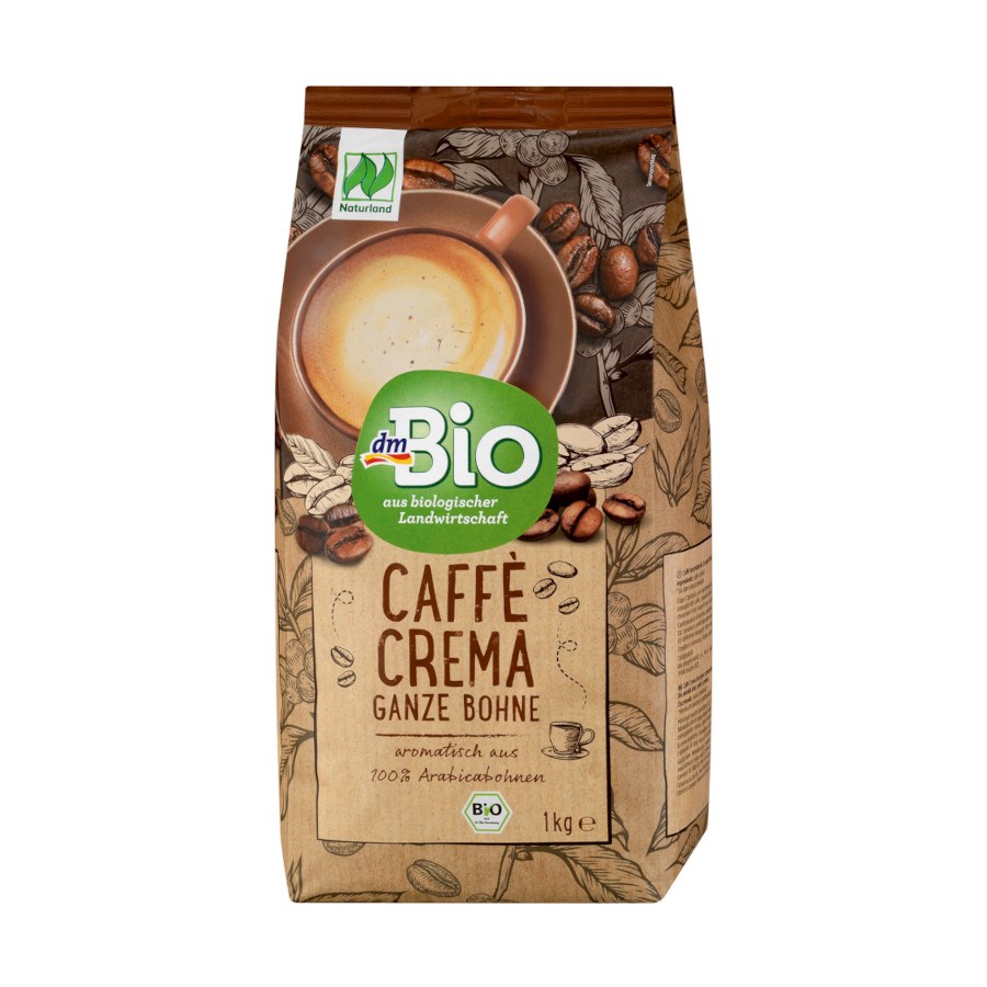 „Caffè Crema ganze Bohne“ von dmBio