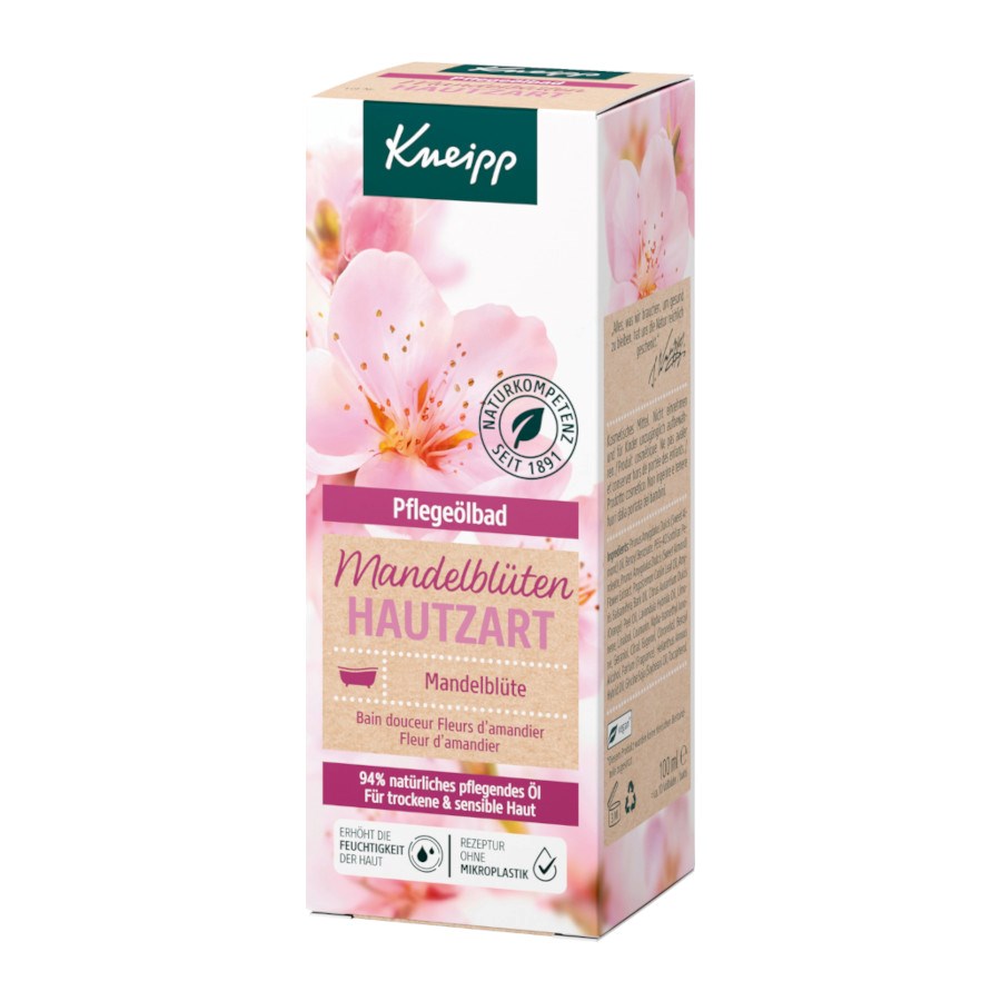 „Pflegeölbad Mandelblüten Hauchzart“ von Kneipp