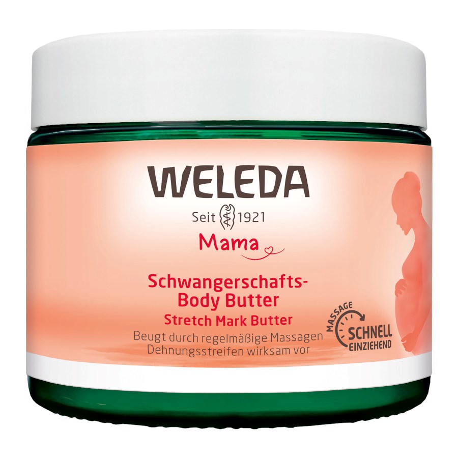 „Körperbutter Schwangerschaft“ von Weleda