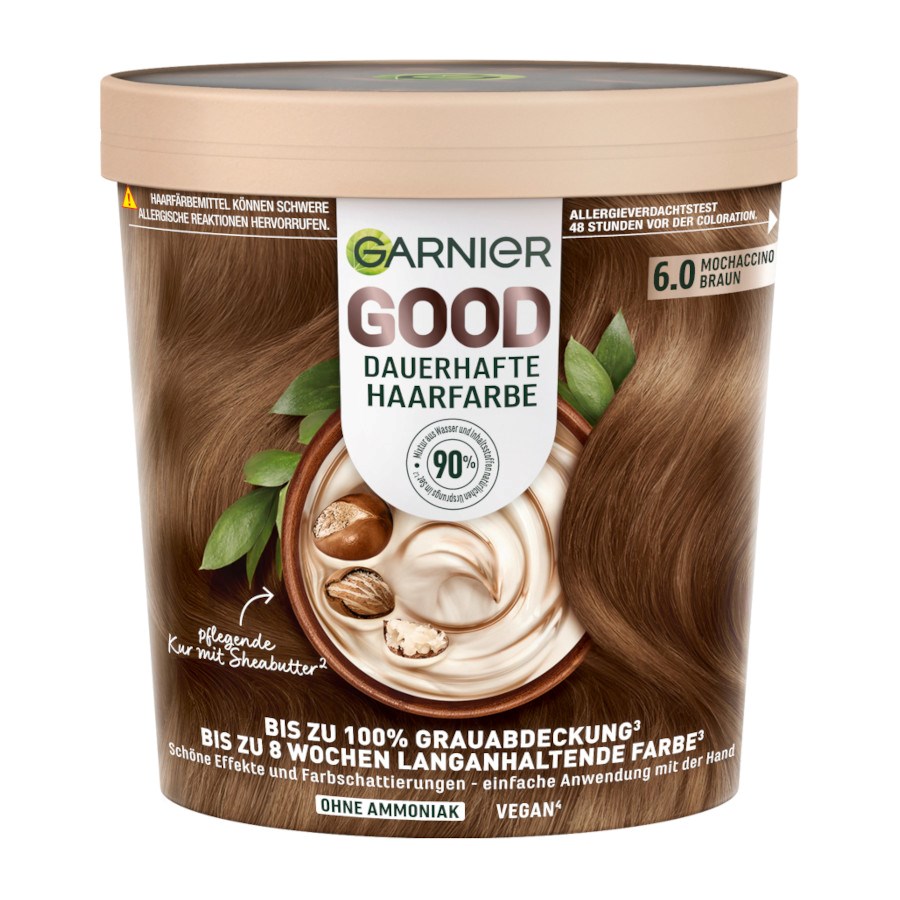 „Dauerhafte Haarfarbe - Nr. 6.0 Mochaccino Braun” von Garnier GOOD