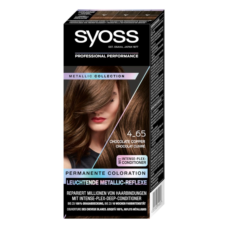 „Permanente Coloration Metallic Collection Nr. 4_65 Chocolate Copper” von Syoss