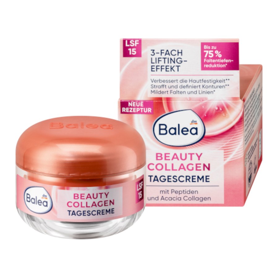 „Gesichtscreme Beauty Collagen LSF 15“ von Balea