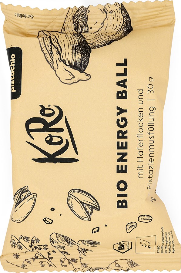 „Energy Ball Bio mit Pistazienmus“ von KoRo