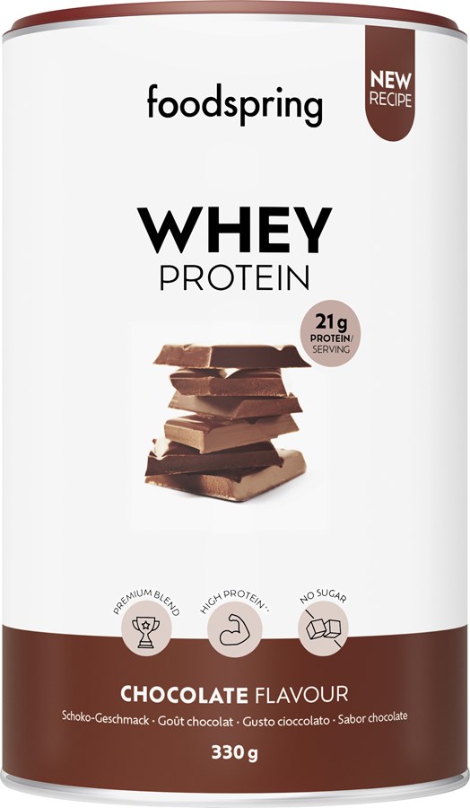 „Whey Proteinpulver Schoko“ von foodspring