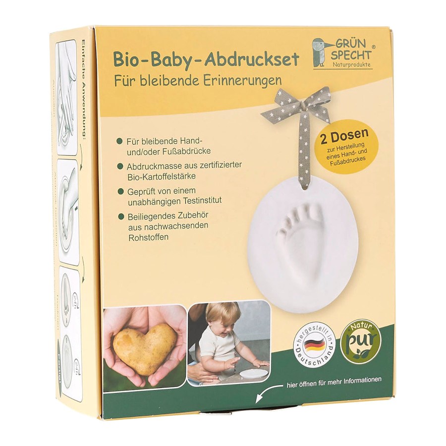  Bio-Baby-Abdruckset von Grünspecht