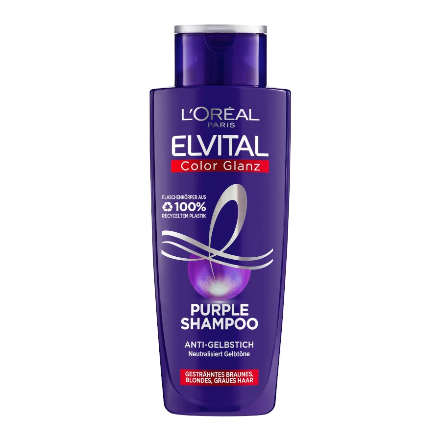 „Color-Glanz Purple Shampoo Anti-Gelbstich“von L’Oréal Paris Elivital
