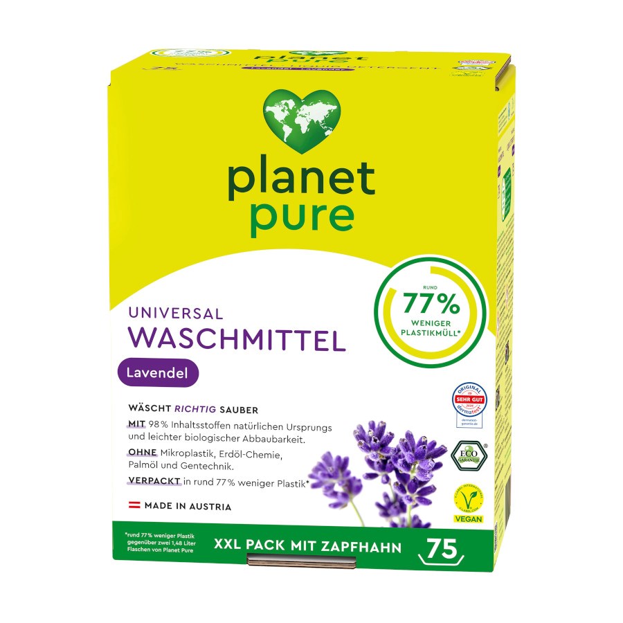 „Universalwaschmittel Flüssig Lavendel“ von planet pure