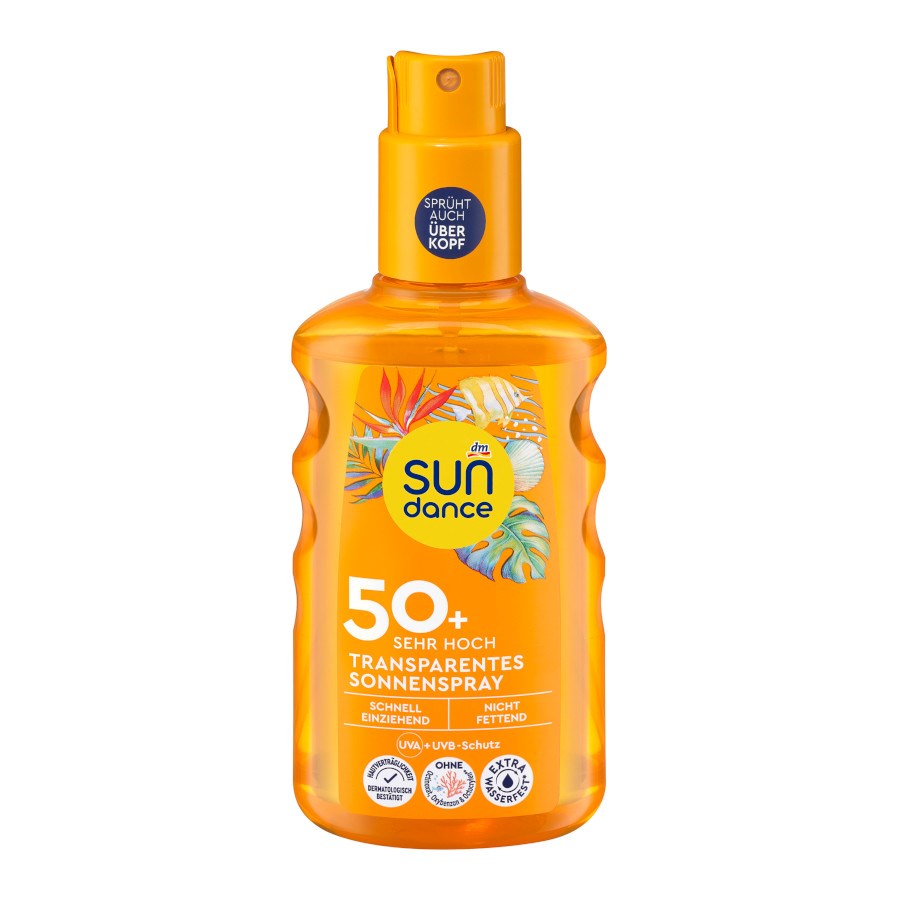 Sonnenspray transparent LSF 50+, 200 ml von SUNDANCE
